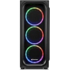 Sharkoon TK5M Gaming Midi Tower Κουτί Υπολογιστή με Πλαϊνό Παράθυρο και RGB Φωτισμό Μαύρο