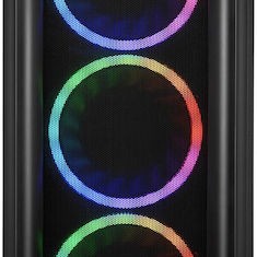 Sharkoon TK5M Gaming Midi Tower Κουτί Υπολογιστή με Πλαϊνό Παράθυρο και RGB Φωτισμό Μαύρο