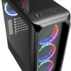 Sharkoon TK5M Gaming Midi Tower Κουτί Υπολογιστή με Πλαϊνό Παράθυρο και RGB Φωτισμό Μαύρο