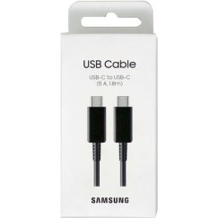 Samsung USB 2.0 Cable USB-C male - USB-C 100W Μαύρο 1.8m EP-DX510JBEGEU Bulk