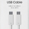 Samsung USB 2.0 Cable USB-C male - USB-C 100W Λευκό 1.8m EP-DX510JWEGEU Bulk