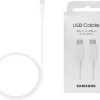 Samsung USB 2.0 Cable USB-C male - USB-C 100W Λευκό 1.8m EP-DX510JWEGEU Bulk
