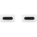 Samsung USB 2.0 Cable USB-C male - USB-C 100W Λευκό 1.8m EP-DX510JWEGEU Bulk