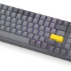 Endorfy Ασύρματο Gaming Πληκτρολόγιο με Gateron Yellow διακόπτες και RGB φωτισμό (Αγγλικό US) Γκρι
