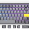 Endorfy Ασύρματο Gaming Πληκτρολόγιο με Gateron Yellow διακόπτες και RGB φωτισμό (Αγγλικό US) Γκρι