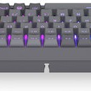 Endorfy Ασύρματο Gaming Πληκτρολόγιο με Gateron Yellow διακόπτες και RGB φωτισμό (Αγγλικό US) Γκρι