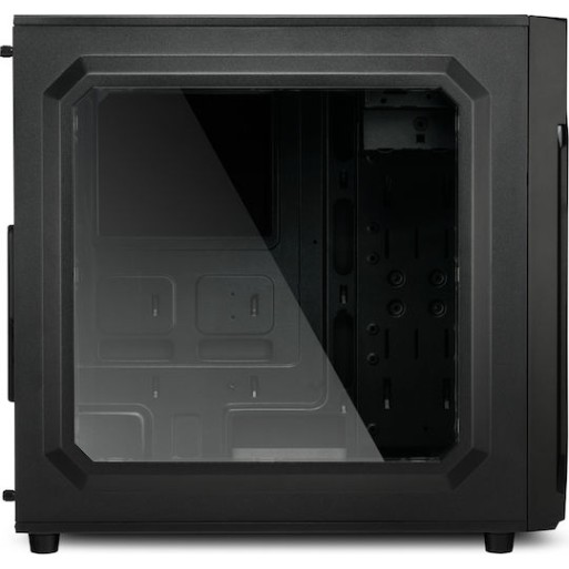 Sharkoon VG6-W RGB Gaming Midi Tower Κουτί Υπολογιστή με Πλαϊνό Παράθυρο Μαύρο