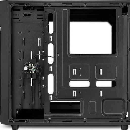 Sharkoon VG6-W RGB Gaming Midi Tower Κουτί Υπολογιστή με Πλαϊνό Παράθυρο Μαύρο