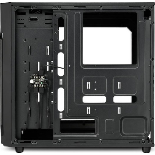 Sharkoon VG6-W RGB Gaming Midi Tower Κουτί Υπολογιστή με Πλαϊνό Παράθυρο Μαύρο
