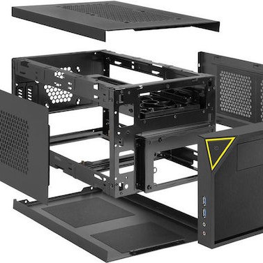 Sharkoon Mini Tower Κουτί Υπολογιστή Μαύρο