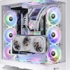 Thermaltake CTE E600 MX Gaming Midi Tower Κουτί Υπολογιστή με RGB Φωτισμό Snow