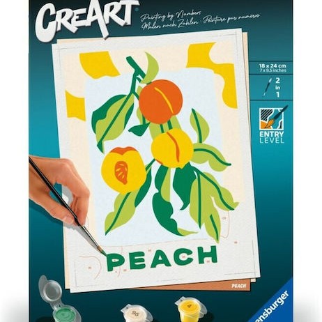Ravensburger Creart Paint By Numbers Adults Peaches