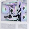 Thermaltake View 170 TG Gaming Micro Tower Κουτί Υπολογιστή με Πλαϊνό Παράθυρο και RGB Φωτισμό Λευκό
