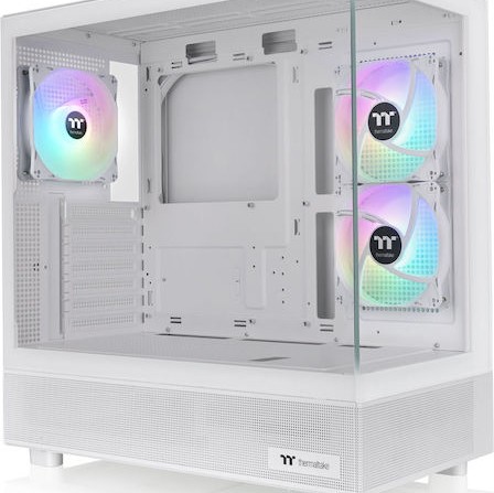 Thermaltake View 270 Plus TG ARGB Midi Tower Κουτί Υπολογιστή με Πλαϊνό Παράθυρο Snow