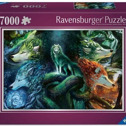 Ravensburger Wolf From Depths Forest Puzzle 7000 Pieces