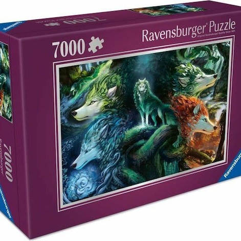 Ravensburger Wolf From Depths Forest Puzzle 7000 Pieces
