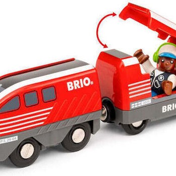 Brio Toys Σετ με Τρενάκι για 3+ Ετών Pull Back