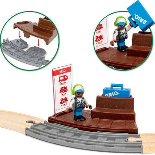 Brio Toys Σετ με Τρενάκι για 3+ Ετών Pull Back