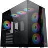 Xigmatek AQUA Ultra Gaming Full Tower Κουτί Υπολογιστή με Πλαϊνό Παράθυρο και RGB Φωτισμό Μαύρο