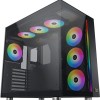 Xigmatek AQUA Ultra Air Gaming Full Tower Κουτί Υπολογιστή με Πλαϊνό Παράθυρο και RGB Φωτισμό Μαύρο