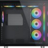 Xigmatek AQUA Ultra Air Gaming Full Tower Κουτί Υπολογιστή με Πλαϊνό Παράθυρο και RGB Φωτισμό Μαύρο