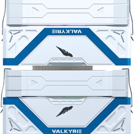 Valkyrie Vind 125 DL Ψύκτρα Επεξεργαστή Διπλού Ανεμιστήρα για Socket AM4/AM5/1200/1700 με ARGB Φωτισμό Λευκή