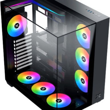 Xigmatek Aqua V Gaming Midi Tower Κουτί Υπολογιστή με Πλαϊνό Παράθυρο Λευκό