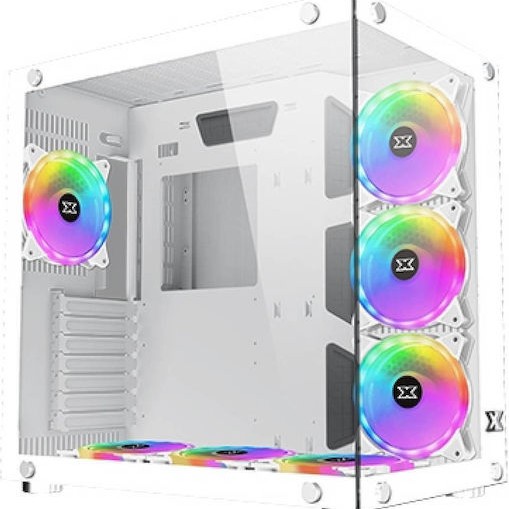 Xigmatek Aquarius Plus Gaming Midi Tower Κουτί Υπολογιστή με Πλαϊνό Παράθυρο Arctic