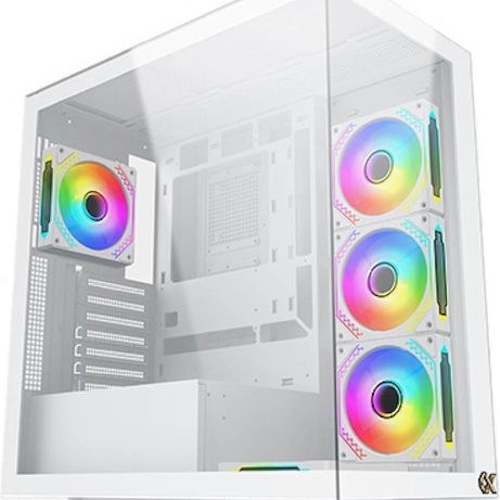 Xigmatek Endorphin Ultra Gaming Full Tower Κουτί Υπολογιστή με Πλαϊνό Παράθυρο και RGB Φωτισμό Arctic