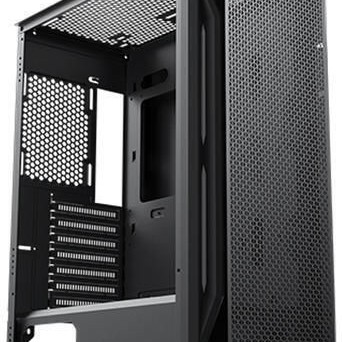 Xigmatek Gaming X Midi Tower Κουτί Υπολογιστή με Πλαϊνό Παράθυρο και RGB Φωτισμό Μαύρο
