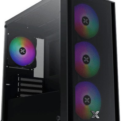 Xigmatek NYX Air II Mini Tower Κουτί Υπολογιστή με Πλαϊνό Παράθυρο Μαύρο