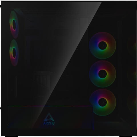 Arctic Xtender VG Midi Tower Κουτί Υπολογιστή με Πλαϊνό Παράθυρο Μαύρο