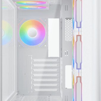 Xigmatek Pano Arctic Gaming Midi Tower Κουτί Υπολογιστή με Πλαϊνό Παράθυρο και ARGB Φωτισμό Λευκό
