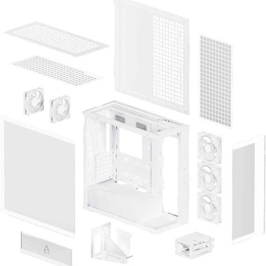Arctic Xtender VG Midi Tower Κουτί Υπολογιστή Λευκό