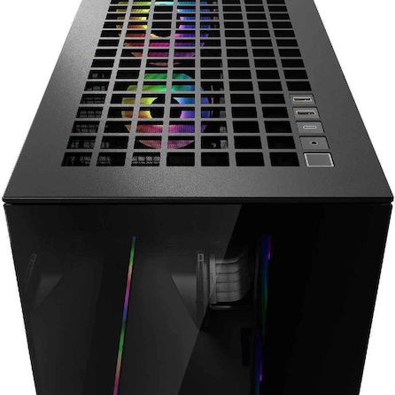 Arctic Xtender VG Mirror Midi Tower Κουτί Υπολογιστή με Πλαϊνό Παράθυρο Μαύρο