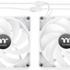 Thermaltake CT140 Reverse Case Fan με ARGB Φωτισμό και Σύνδεση 3-Pin / 4-Pin PWM 2τμχ Λευκό