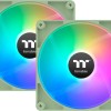 Thermaltake CT140 Reverse Case Fan με ARGB Φωτισμό και Σύνδεση 4-Pin PWM 2τμχ Matcha Green