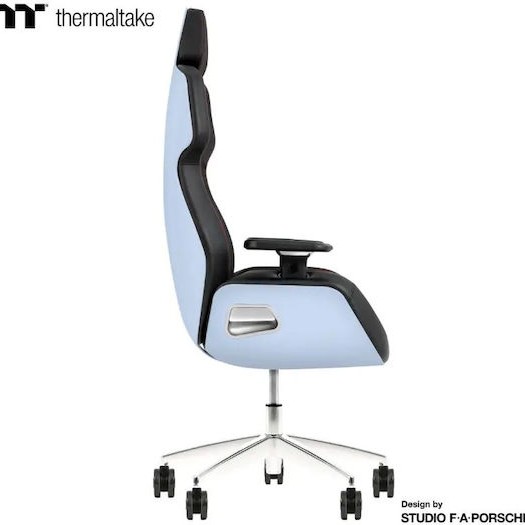 Thermaltake Argent E700 Καρέκλα Gaming Δερματίνης με Ρυθμιζόμενα Μπράτσα Μπλε