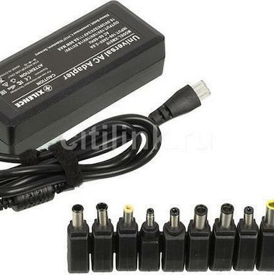 Xilence Universal Φορτιστής Laptop 90W με Αποσπώμενο Καλώδιο Τροφοδοσίας και με σετ βυσμάτων