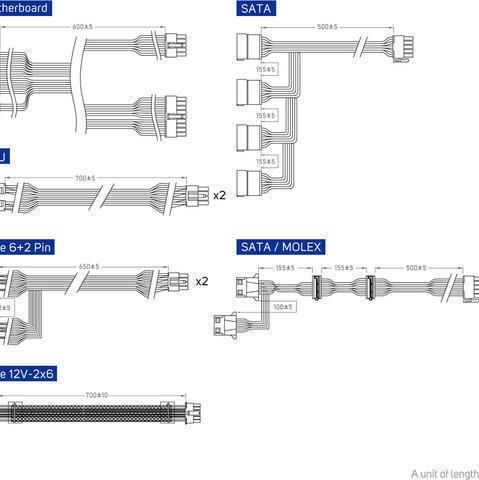 FSP/Fortron VITA GM 850W Λευκό Τροφοδοτικό Υπολογιστή Full Modular 80 Plus Gold