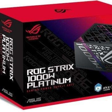 Asus ROG STRIX 1000 1000W Μαύρο Τροφοδοτικό Υπολογιστή Full Modular 80 Plus Titanium