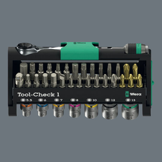 Wera Tool-check 1 Καστάνια με Καρυδάκια