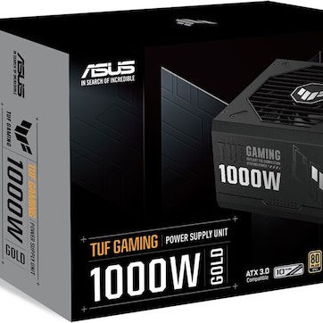 Asus TUF Gaming 1000 1000W Μαύρο Τροφοδοτικό Υπολογιστή Full Modular 80 Plus Gold