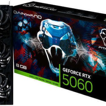 Palit GeForce RTX 5060 8GB GDDR7 Python III OC Κάρτα Γραφικών