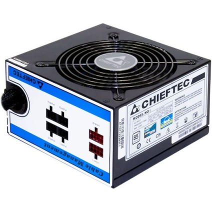 Chieftec CTG-550C 550W Μαύρο Τροφοδοτικό Υπολογιστή Semi Modular 80 Plus Standard