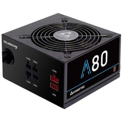 Chieftec CTG-550C 550W Μαύρο Τροφοδοτικό Υπολογιστή Semi Modular 80 Plus Standard