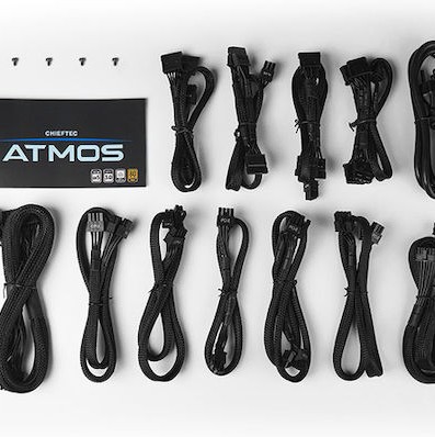 Chieftec Atmos 750W Μαύρο Τροφοδοτικό Υπολογιστή Full Modular 80 Plus Gold