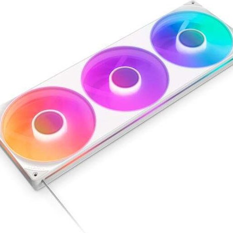 NZXT F420 RGB Case Fan 140mm με Σύνδεση 4-Pin PWM Λευκό
