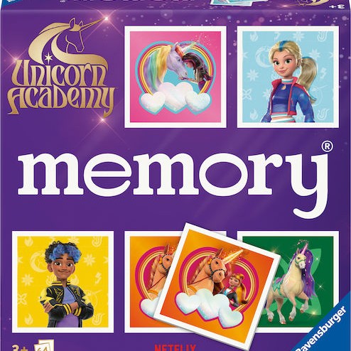 Επιτραπέζιο Παιχνίδι Unicorn Academy Memory 3+ Ετών (EN) Ravensburger