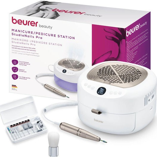 Beurer Τροχός Νυχιών Ρεύματος Λευκός με 26000 Στροφές ανά Λεπτό